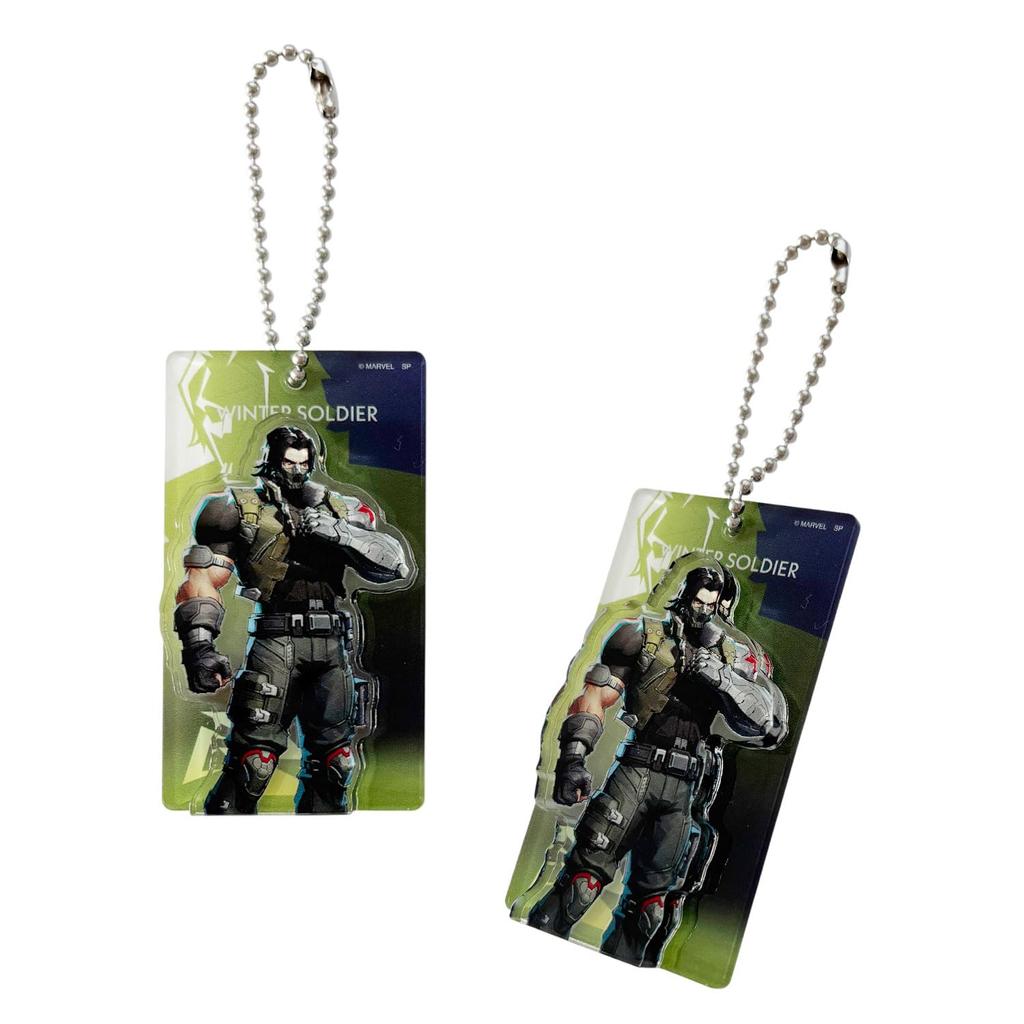 Small Planet Marvel Rivals 3D Schlüsselanhänger B Blindverpackt Kompletter Satz von 17 Figuren