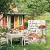 Spring Mushrooms Garden Flag 12 x 18 Inch, Seasonal Flowers Welcome Yard Outdoor Flag