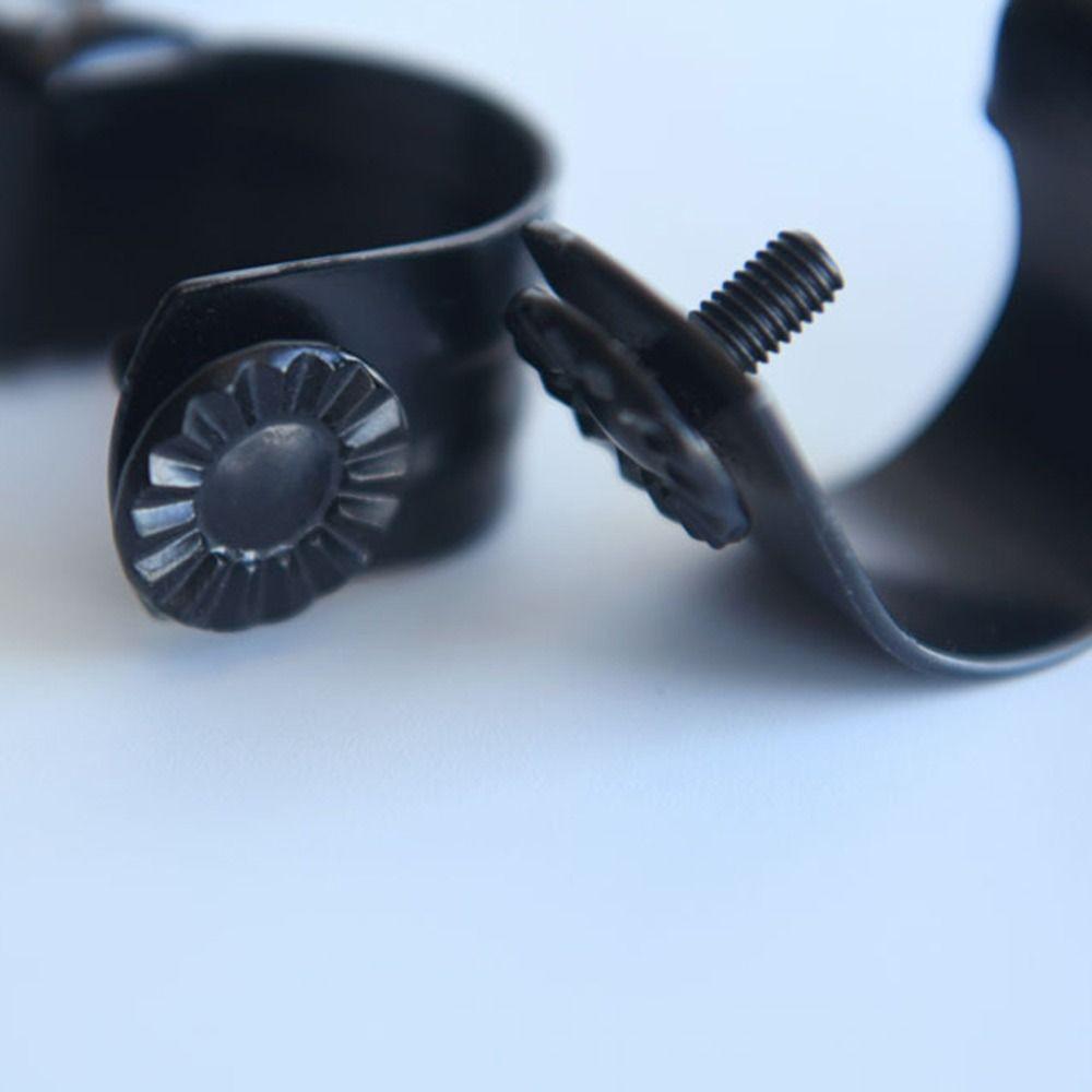 Metal Curtains Rod Support Holders Durable Crossbar Fixing Clip Clamp Curtain Rods Bracket Home