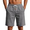 Men's Cotton Linen Casual Shorts Men's Fashionable Beach Shorts