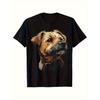 Men'S Plus Size Border Terrier Dog T-Shirt - Heavyweight 180Gsm Tee, Moisture-Wicking Shirt for Pet Enthusiasts, Birthday Presents for Dog Owners