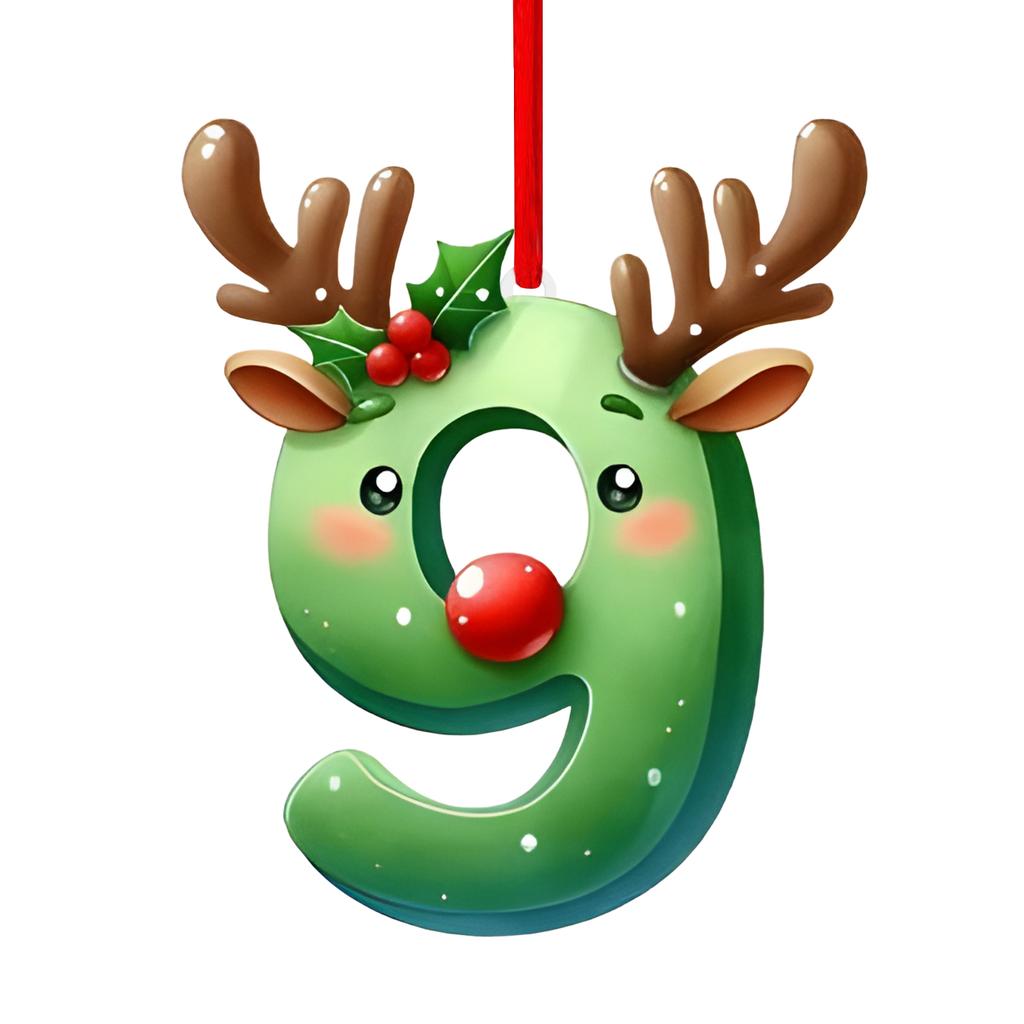 26 Letter,Christmas,Ornaments,Acrylic,1