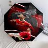 1 PC Automatic Folding Umbrella - CR7 Pattern, Portable & Foldable Design with 8 Ribs, Christmas Birthday Gifts