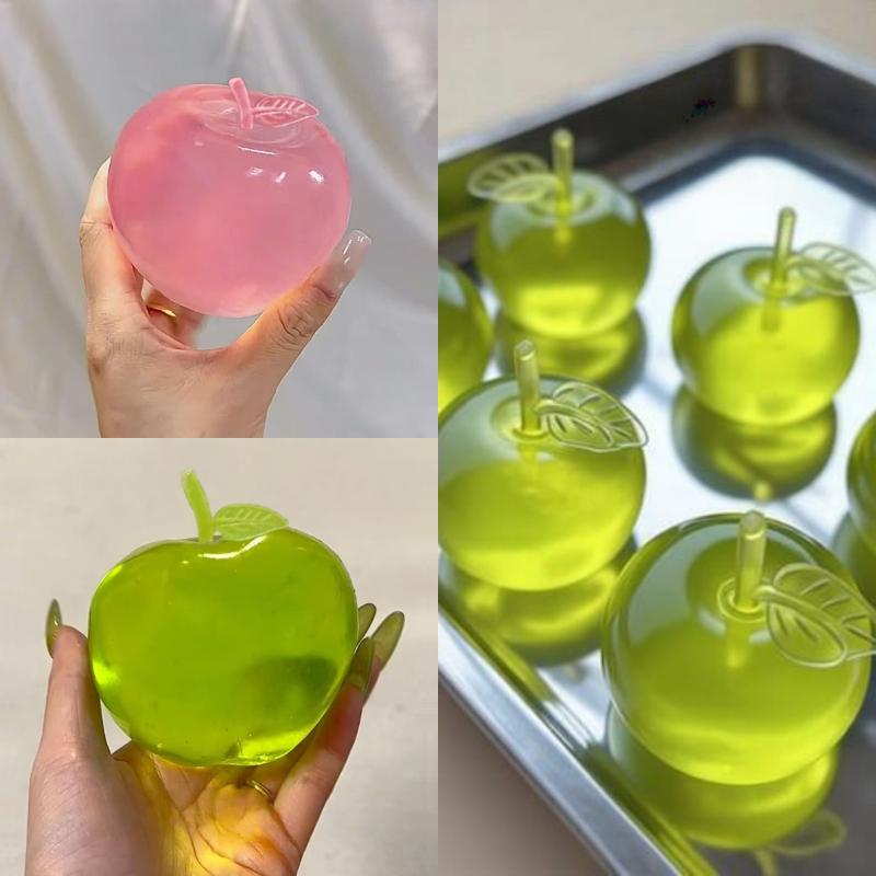 Smooth Texture Slow Rebound Crystal Ball Ultra-Thin Soft Plasticity Squeeze Toy For Desk Relaxation & Office Gift