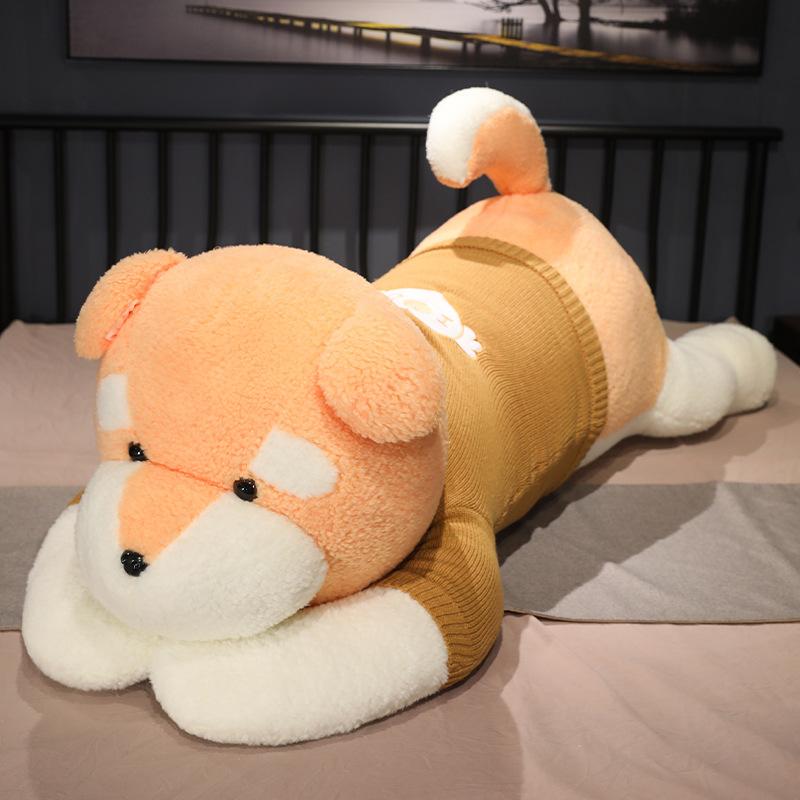 Schnauzer Doll Pillow Dog Pillow Girl Sleeping Rag Doll Simulate Plush Toy Huge Number Doll