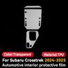 TPU For SUBARU CROSSTREK 2024 2025 Transparent Protective TPU Film Car Interior Central Control Navigation Panel Accessories