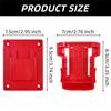 10PCS Universal Tool Holder and Battery Organizers Suitable for Series with Secure Mounting and Plastic Construction