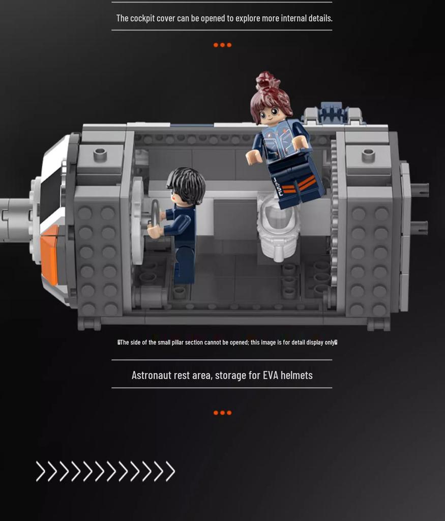 Jiaqi JK8503 Dawn Core Space Module Building Blocks Educational Toy for Boys Birthday Gift