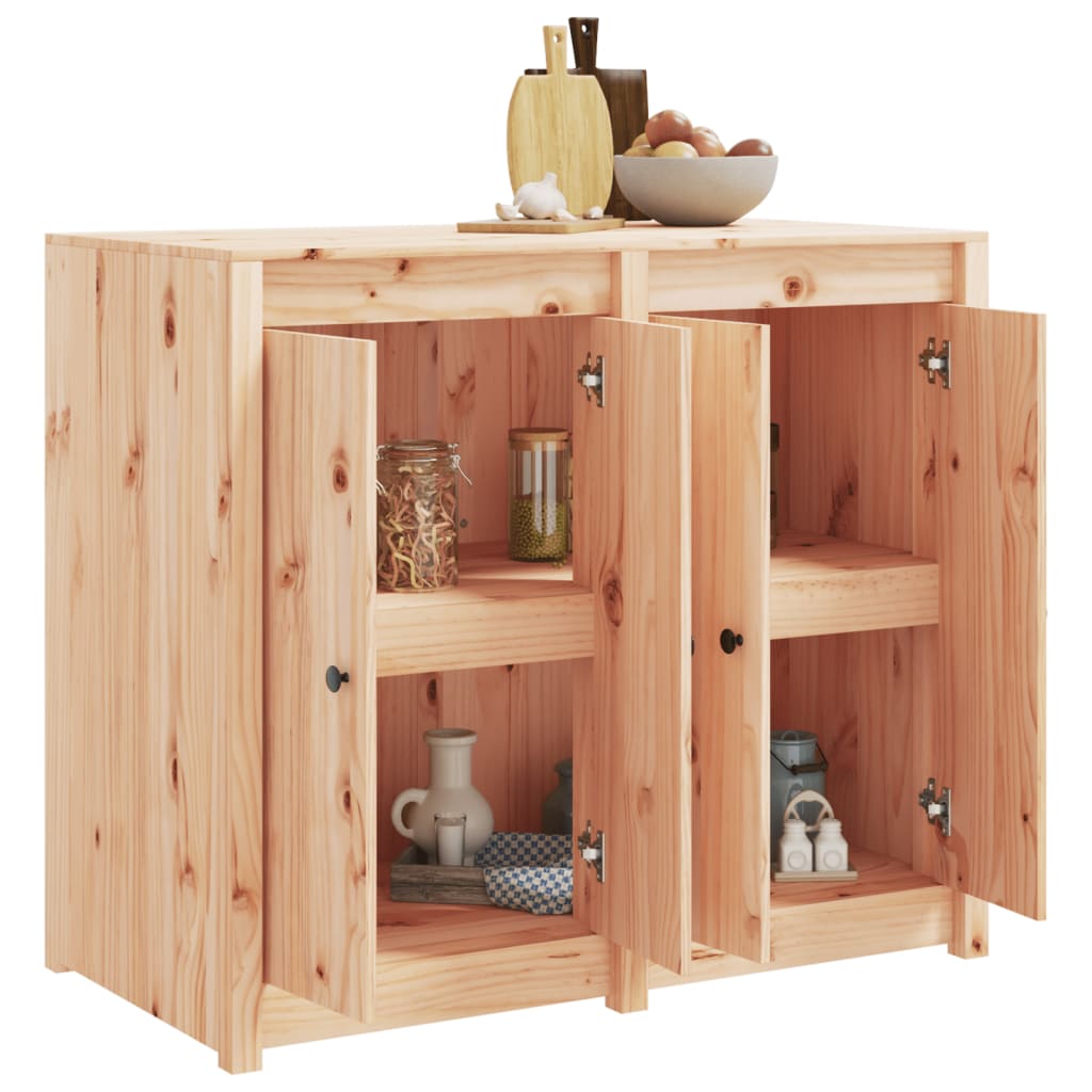Vidaxl Outdoor Kitchen Cabinet, Solid Pine Wood