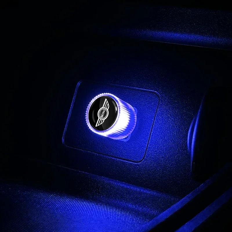 

X5 B4 For Bmw Mini USB LED Car Light Auto Interior Atmosphere Light Accessories For MINI Cooper Fridge One S F56 R57 R58 R60 JCW синій