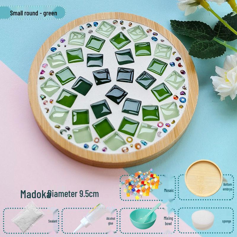 El Yapımı Mozaik Bardak Altlığı DIY Kiti Öğrenciler İçin – Anneler Günü ve Anaokulu Aktiviteleri İçin Mükemmel