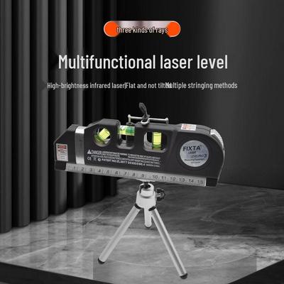 High Precision Infrared Mini Spirit Level with Magnetic, Drop-Proof Aluminum Alloy Design