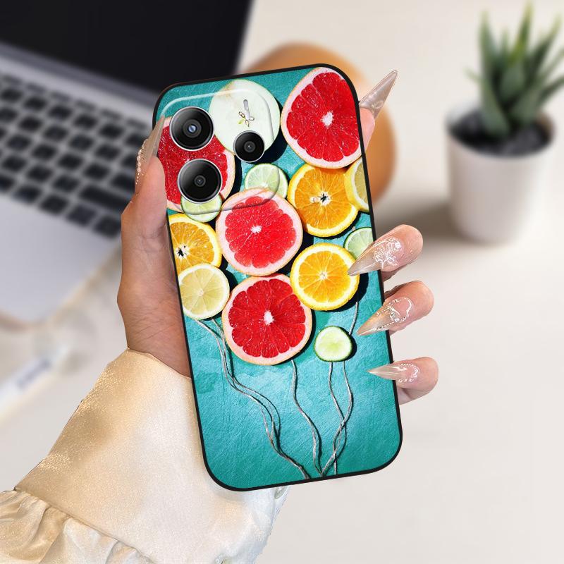 Phone Case For Redmi Note14 Silicone TPU Phone Coque Cover Cases For Redmi Note 14 4G Fashion Soft Protective Bumper Fundas Bags