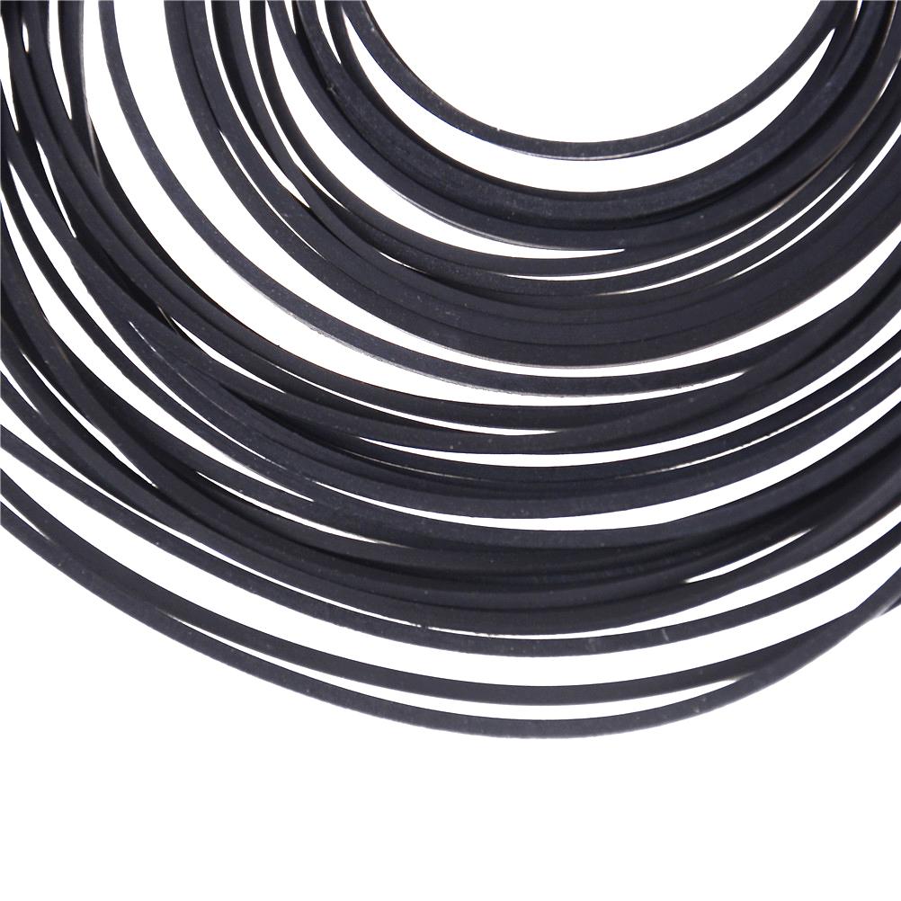 40pcs Mix Cassette Tape Replacement Rubber CD DVD Cassette Tape Recorder Turntable Strap Belt For CD-ROM Video Machines 1*1mm