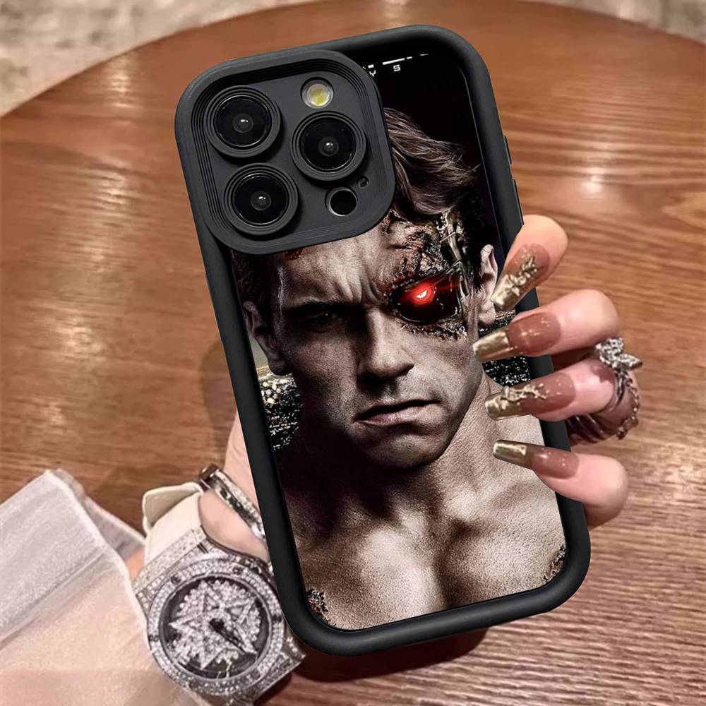 Sci-Fi Film The T-Terminator Handyhülle Für IPhone 17 16 15 14 13 12 11 Pro Max Silikon Rückseite