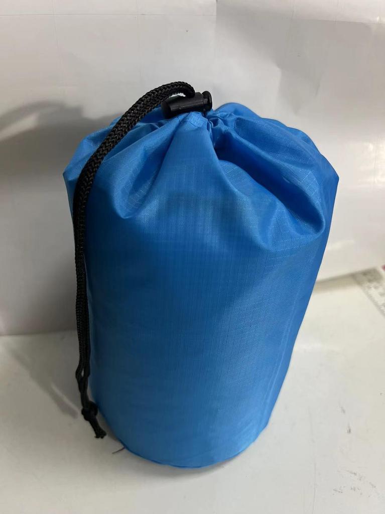 Down Jacket Sunscreen Clothing Storage Bag - Nylon Polyester Plaid, Portable Drawstring, Oxford Cloth