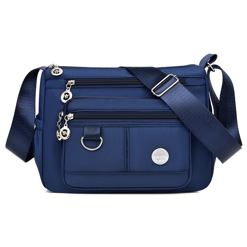 Casual Tote Bag For Elderly Women With Polyester Fabric Large Capacity Shoulder Crossbody Purse For Travel