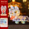 2026 Chinese New Year Lion Dance Lantern Waterproof Ancient Handmade Lantern DIY Material Package With Tassel Luminous Lantern