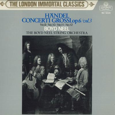Виниловая пластинка BOYD NEELBOYD NEEL STRING ORCHESTR Handel Concerti Grossi Op.6 vol.3 MZ5028 KING 1970 Япония Классическая Б/у