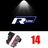 2 For VW Touareg GTI MK6 Golf 5 6 7 Passat B6 B7 B8 B9 Jetta MK7 R LED Car Door Projector Welcome Ghost Shadow Light Accessories Zw4