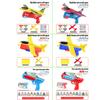 Foam Plane 10M Launcher Catapult Glider Airplane Gun Toy Children Outdoor Game Bubble Model Shooting Fly Roundabout Boy Toys