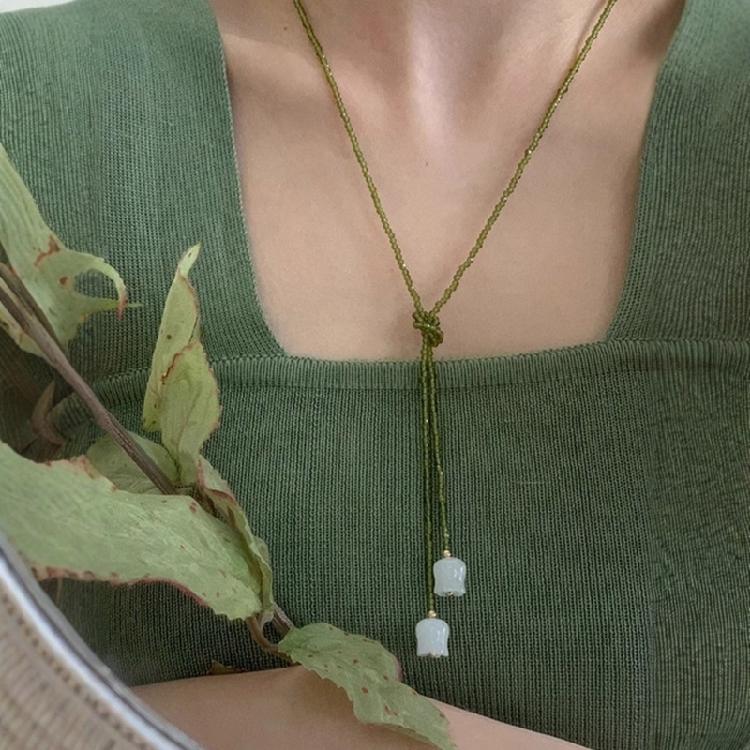 Trendy Beads Necklace Sophisticated Chain Necklace Clavicle Chain Perfect for Women Who Appreciate Timelesses Elegances