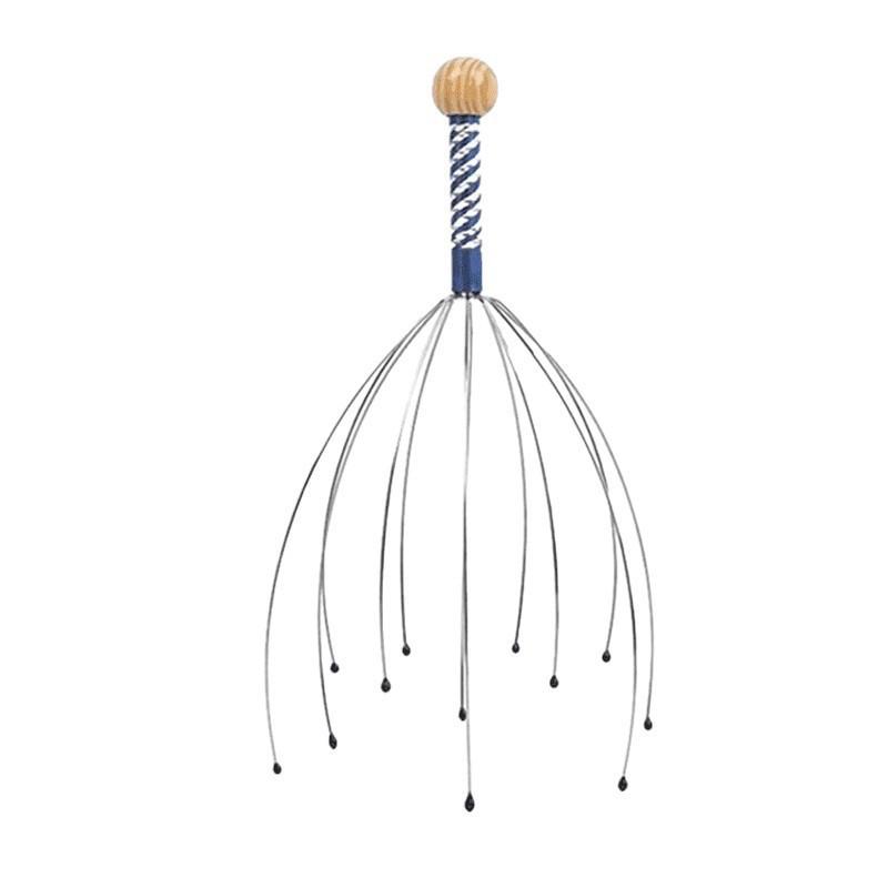 Octopus Head Massager: Five-Claw Scalp Scratcher for Itch Relief & Relaxation