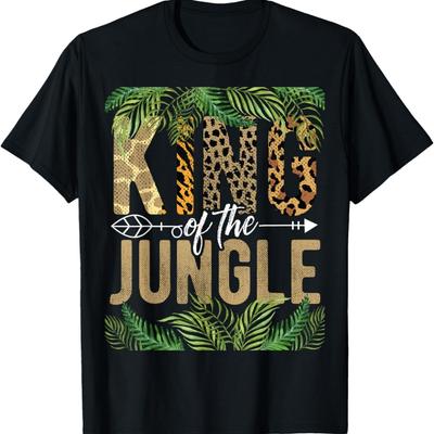 King Of The Jungle Tropical Animal Adventure Vacation T-Shirt