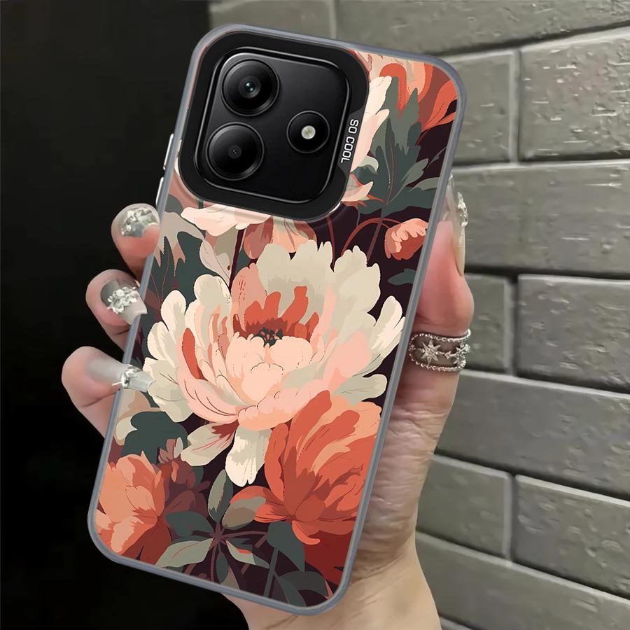 

Задняя крышка-чехол для телефона для Xiaomi Mi 12T Pro 13T 11 Lite Элегантная хризантема Xiaomi 13T Pro