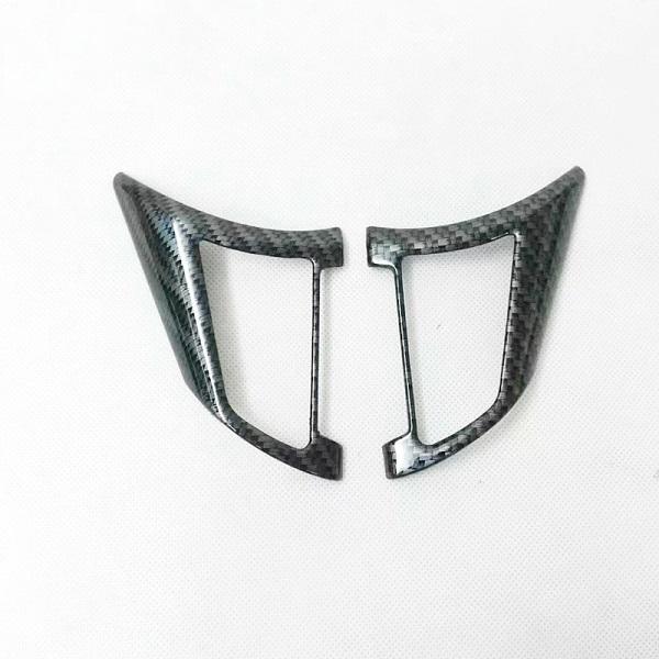 ABS хром для Nissan Leaf 2017 2018 автомобильный Стайлинг авто аксессуары автомобильный руль кнопка рамка крышка отделка чёрный