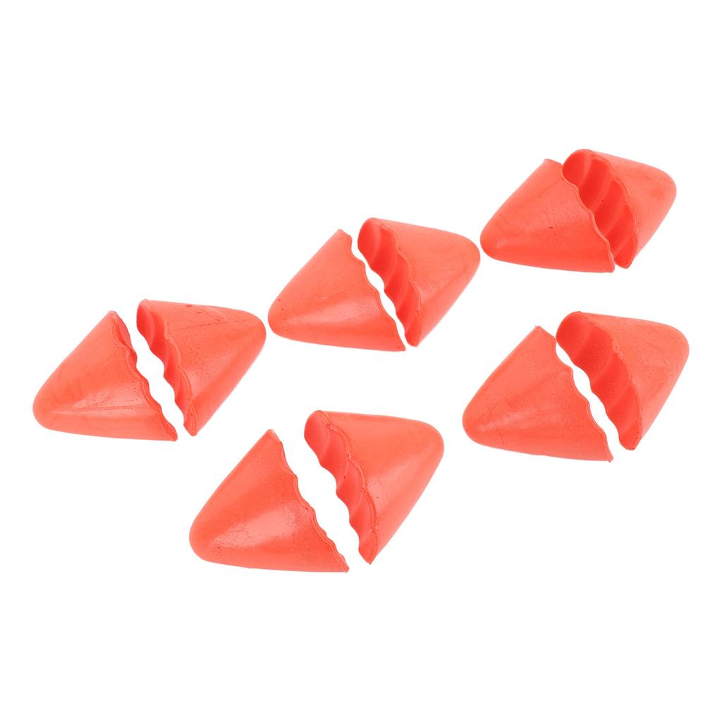 5 Pairs Pointed Shoe Filler Insert PU Foam Thick Soft Toe Cushion Fillers Half Size Shoe Filler For High Heels