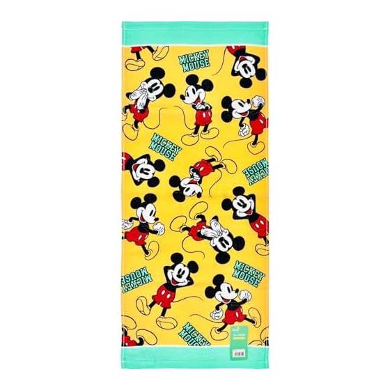 Face Towel Approx. 34 x 80cm Disney Mickey Mouse Yellow Pose FP432310