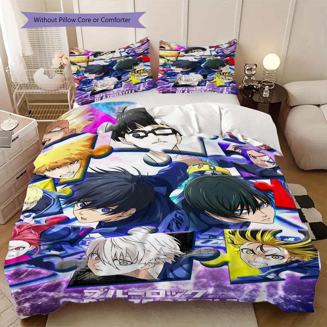 Bluelock Anime Soft Comfortable Duvet Cover, Children s Bedding Set Gift, Various Sizes Available LXR180 135x200cm