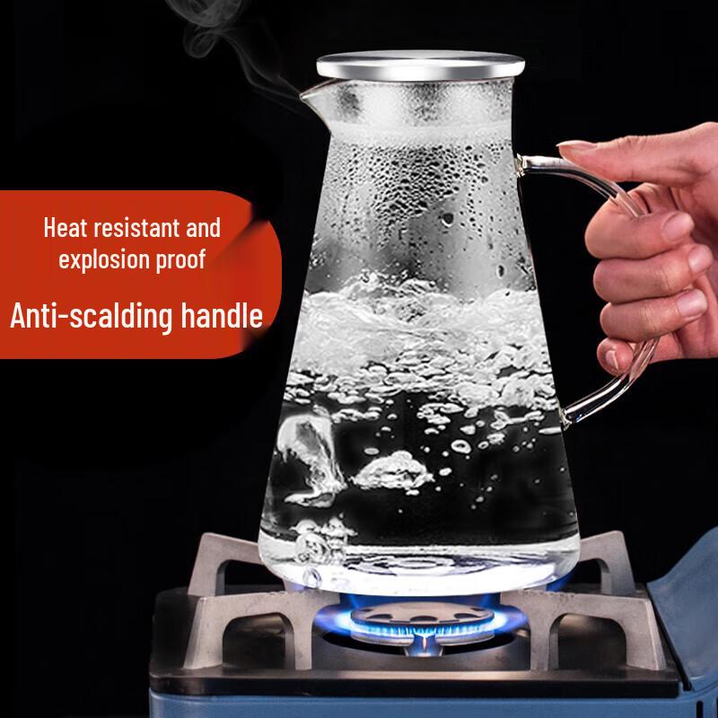 High-Temperature Resistant Glass Water Pitcher