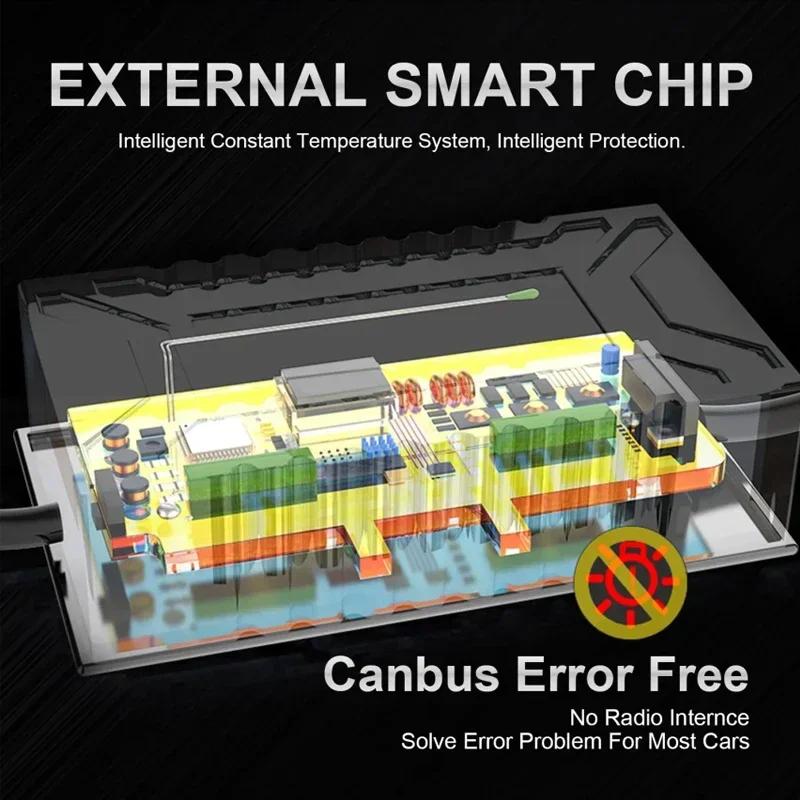 12V 24V Car LED Headlight Bulb 2Pcs H4 High Power Lamp with Projector Lens Motorcycle LED Headlight Bulbs Light Auto Accessories