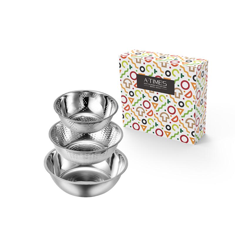 A-TIMES Stainless Steel Rice Sieve Set