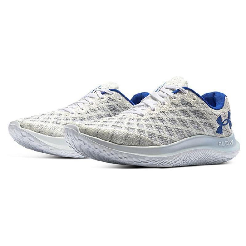 Under Armour Flow Velociti Wind 2 CN Running Shoes Men White Blue 3025652-103