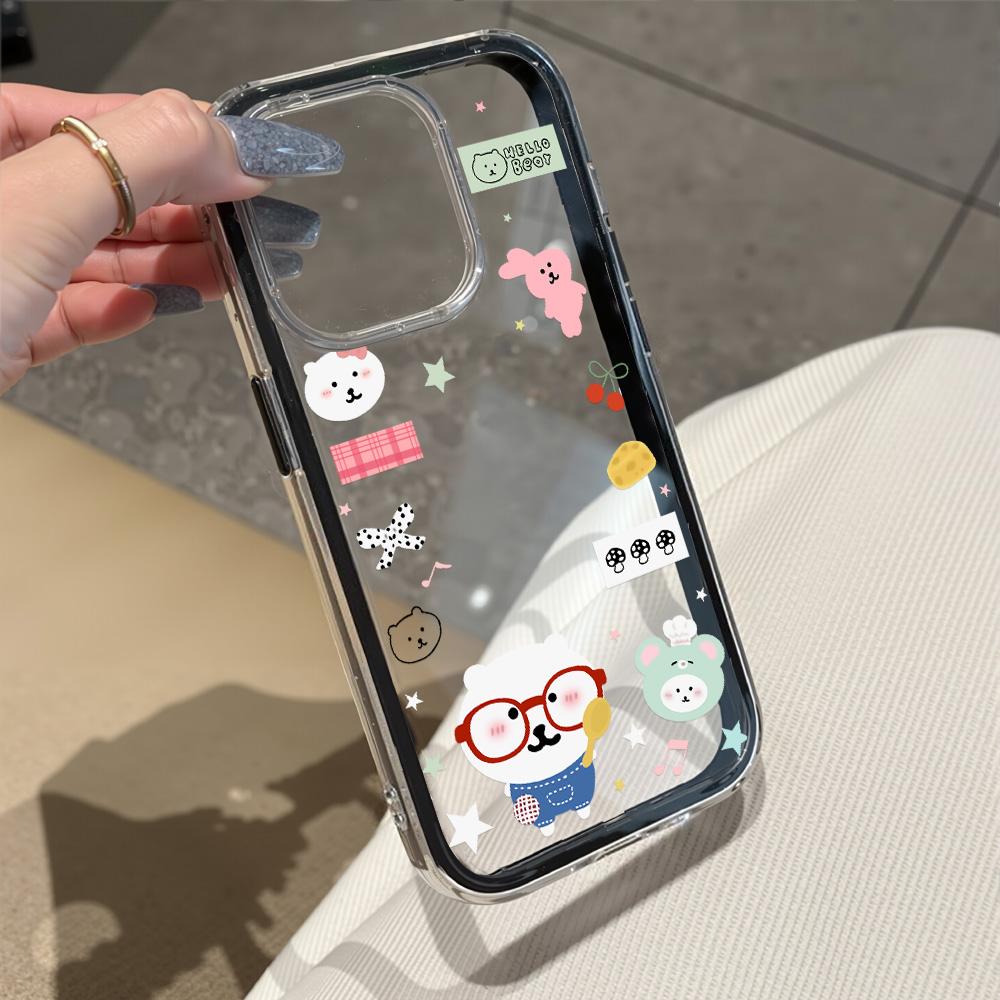 Painted Phone Case for iPhone 17 11 12 13 14 15 16 iPhone 17 12 13 14 15 16 Pro 17 12 13 14 15 16 Pro Max  High Quality Painted Animal Cute Phone Case