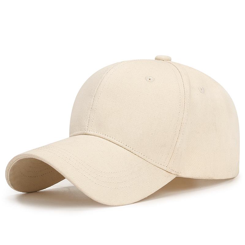 In Stock: Large Adjustable Cotton Baseball Cap, Plus Size, for Men and Women, Solid Color, Extra Large Duckbill Design