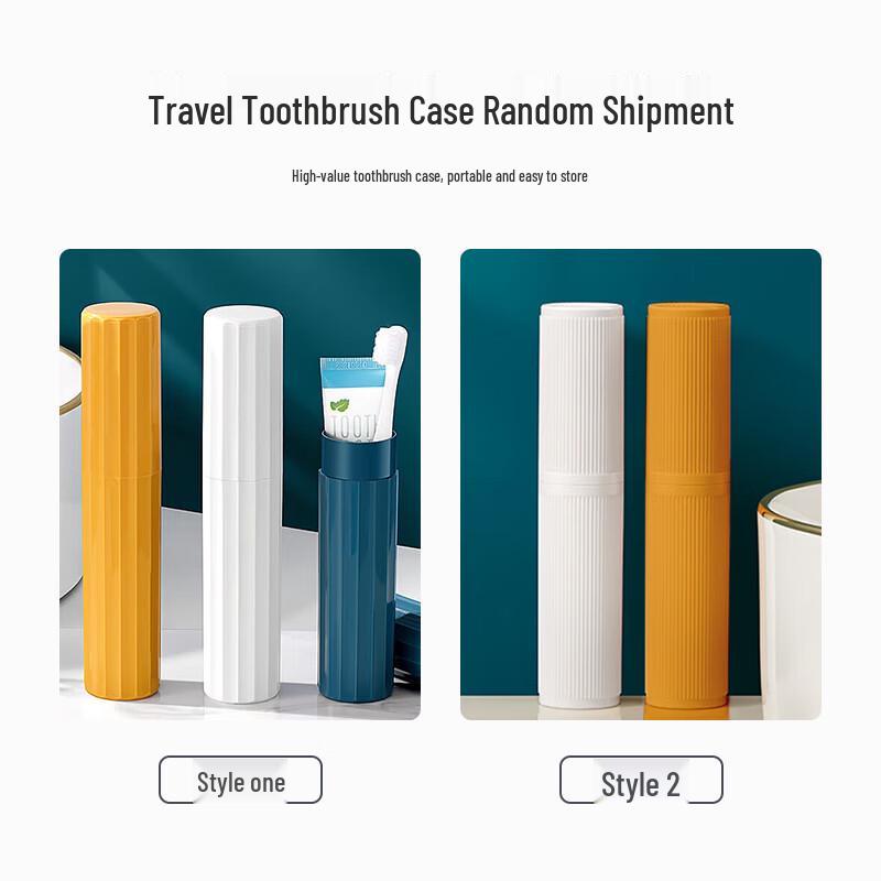 JAJALIN Tragbare Reise-Waschbecher & Zahnbürstenhalter