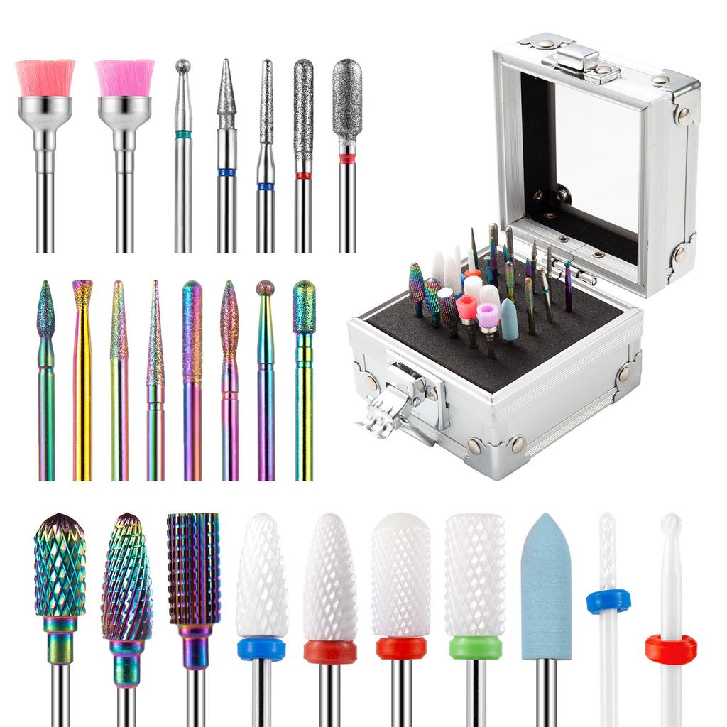 Nail Art Remover Grinding Head, Ceramic Stainless Steel Universal Grinding Head Polishing, Quick Nail Remover Grinding Tool