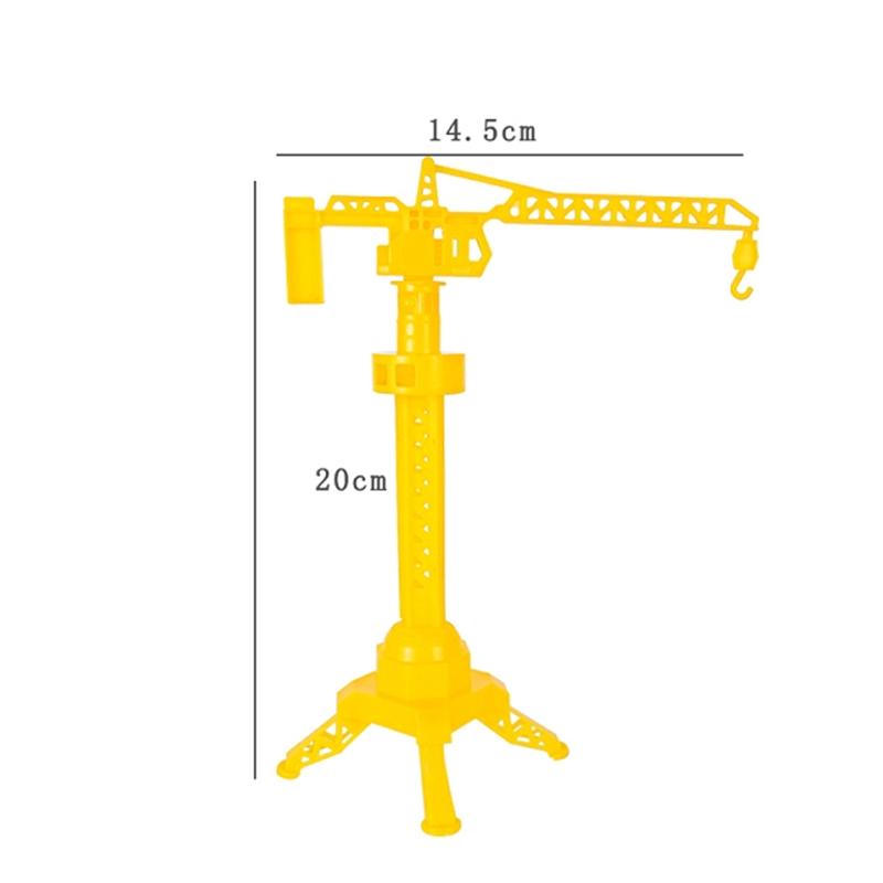 Construction Vehicle Cake Toppers: Excavator, Bulldozer, Roadblock Inserts, Figurines for Boys' Birthday