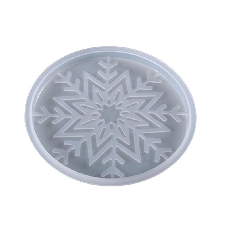 Irregular Flower Pattern Coaster Tray Silicone Mold Epoxy Resin Mold for Stylish Home Decoration Handmade Cup Mat Mould