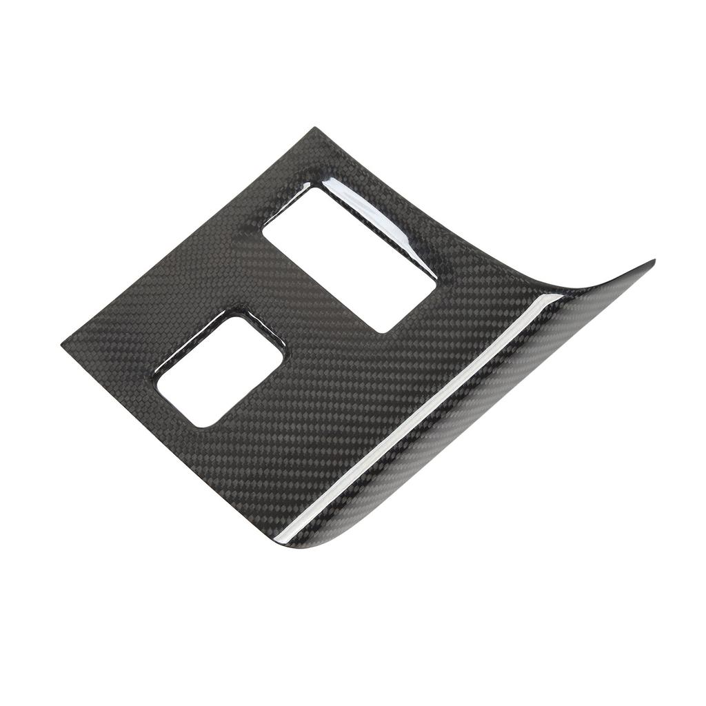 Central Control Gear Shift Panel Frame Carbon Fiber Gear Shift Panel Cover Trim Replacement for Subaru BRZ Glossy
