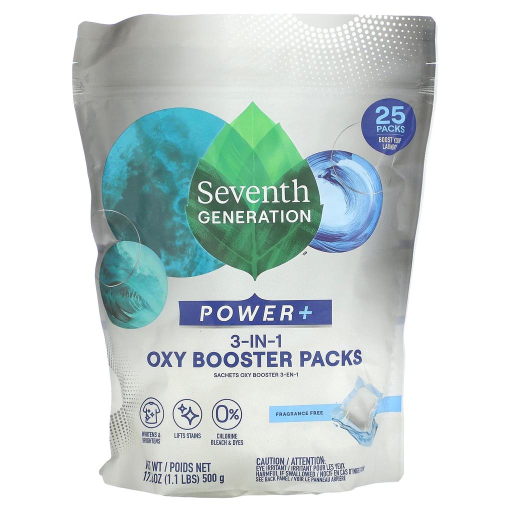 Power+, Oxy Booster Pack, Unscented, 500G(1.1Lb)