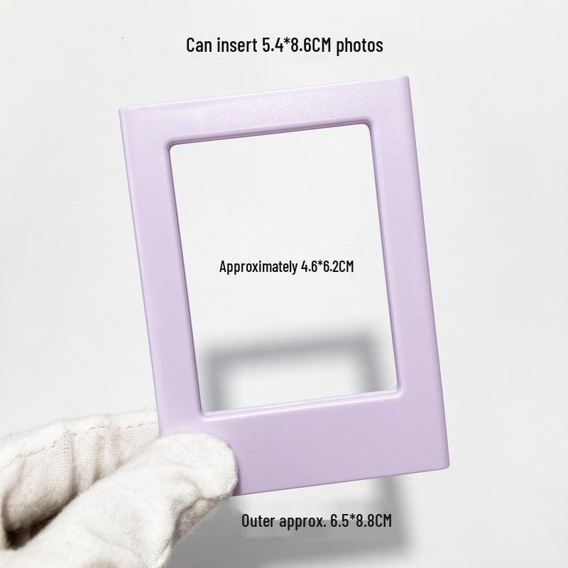 Instax Magnetic 3-inch Photo Frame & Decorative Refrigerator Pegboard Sticker Set
