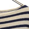 SAINT JAMES French Wool Blend Border Pattern Long Sleeve Sweater 31/2 Men's Used