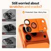Aluminium Alloy Camera Lens Protector For iPhone 17 18 Pro Max Full Cover Metal Ring Lens Matte Tempered Glass Film Case Cap