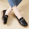 Women's Flats Loafers Driving Moccasins Casual Black Slip on Business Office Shoes Minimalist Shoes for Mother Large Size