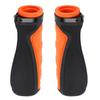 1 Pair Orange Black Mountain Bike Grips Ergonomic Handlebar Grips  for BMX Riding
